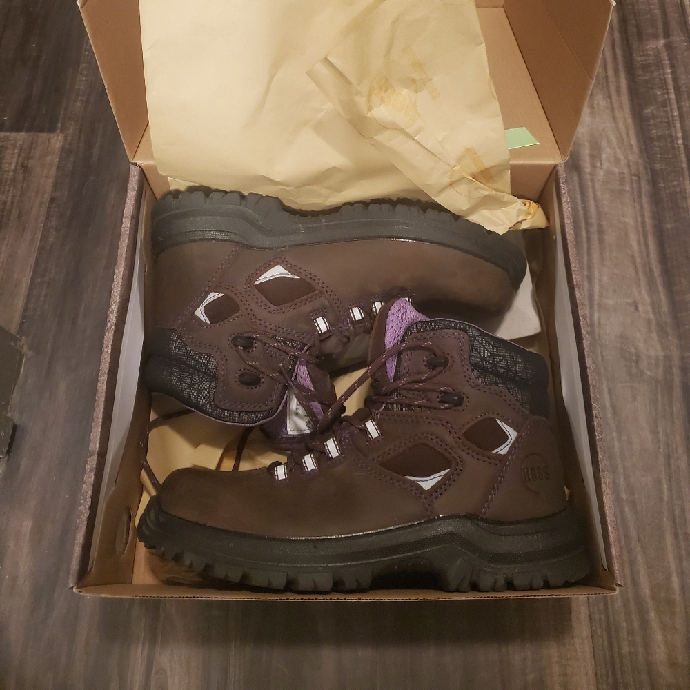 8.5 women's hoss steel toed boot